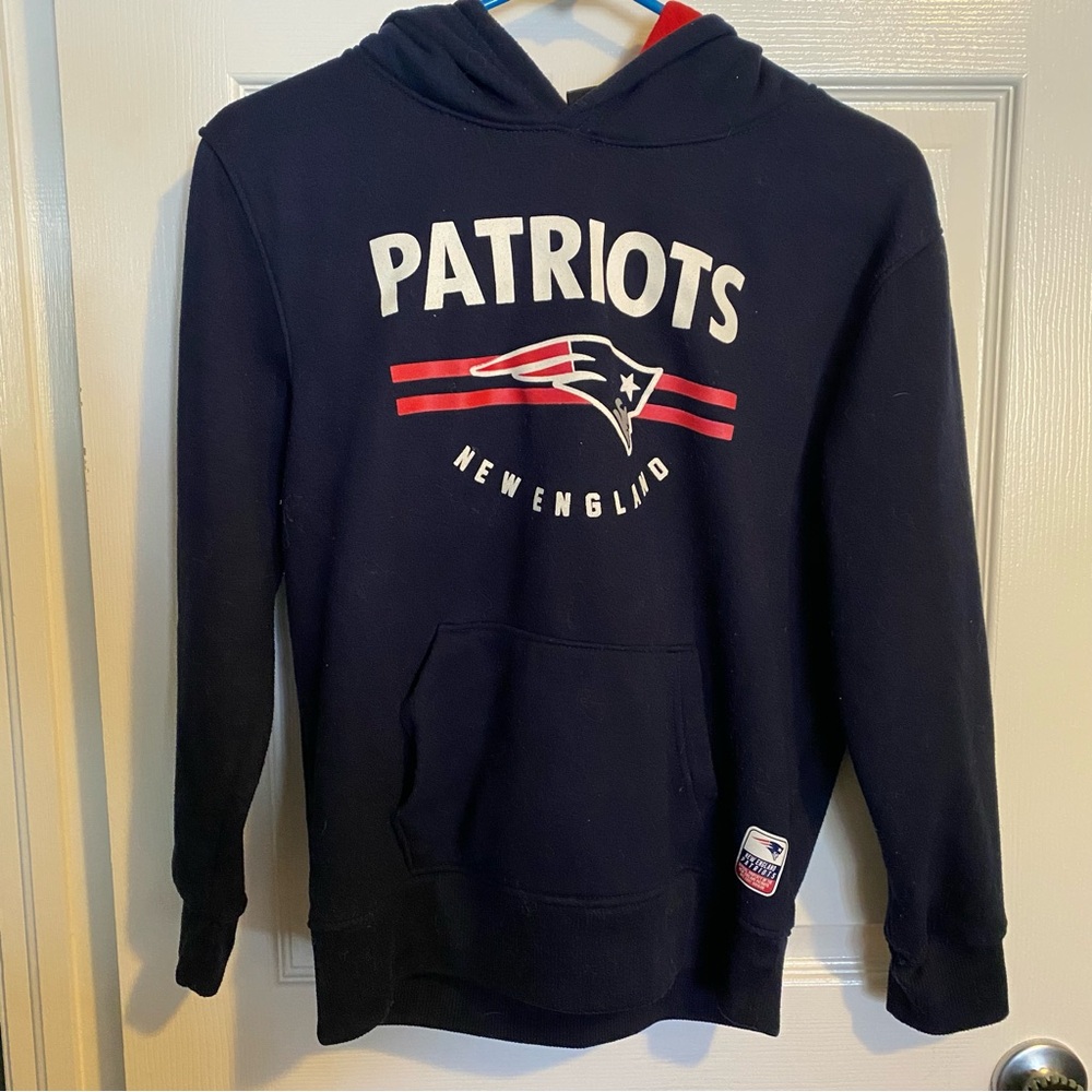 Patriots NFL Sweatshirt Youth Size 8 Navy Blue